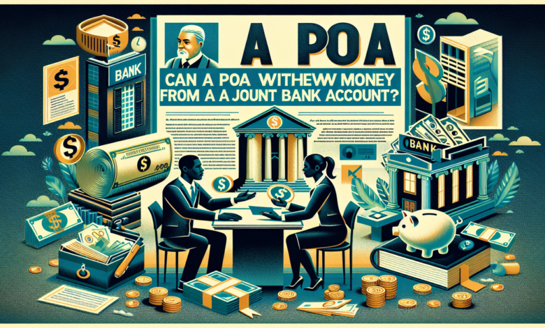 Can a Poa Withdraw Money From a Joint Bank Account