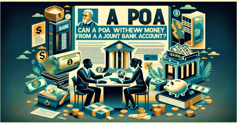 Can a Poa Withdraw Money From a Joint Bank Account