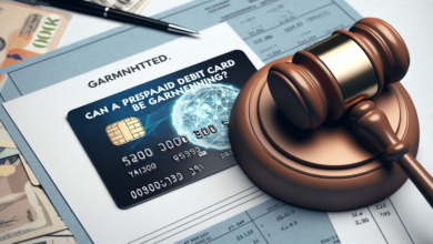 Can a Prepaid Debit Card Be Garnished