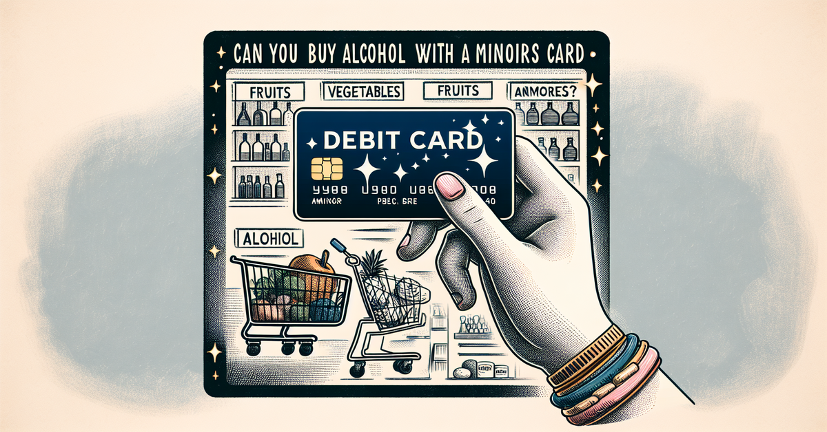Can You Buy Alcohol With a Minors Debit Card