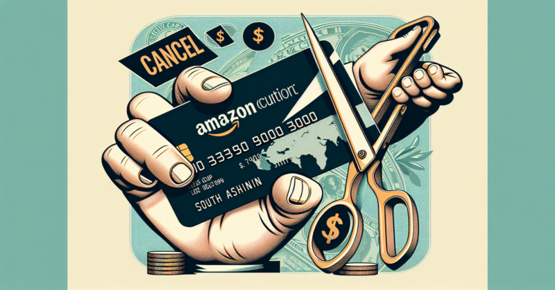 How to Cancel a Credit Card on Amazon