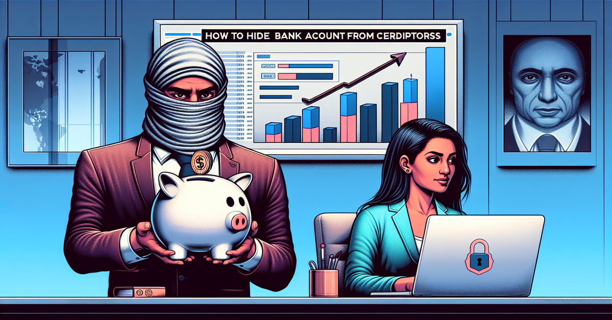 How to Hide Bank Account From Creditors