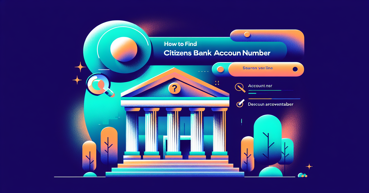 How to Find Citizens Bank Account Number