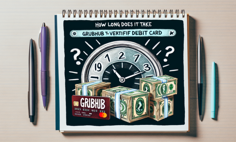 How Long Does It Take Grubhub to Verify Debit Card