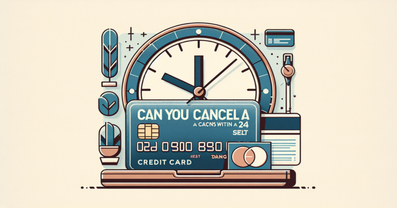 Can You Cancel a Credit Card Transaction Within 24 Hours