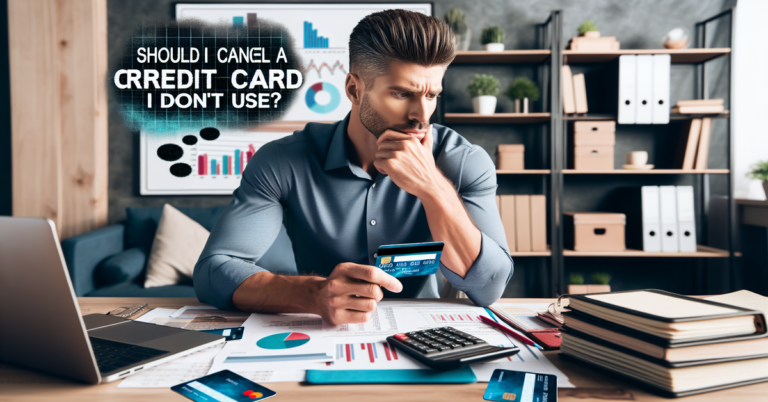¿Debo cancelar una tarjeta de crédito que no uso?