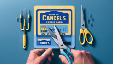 How to Cancel Lowes Credit Card