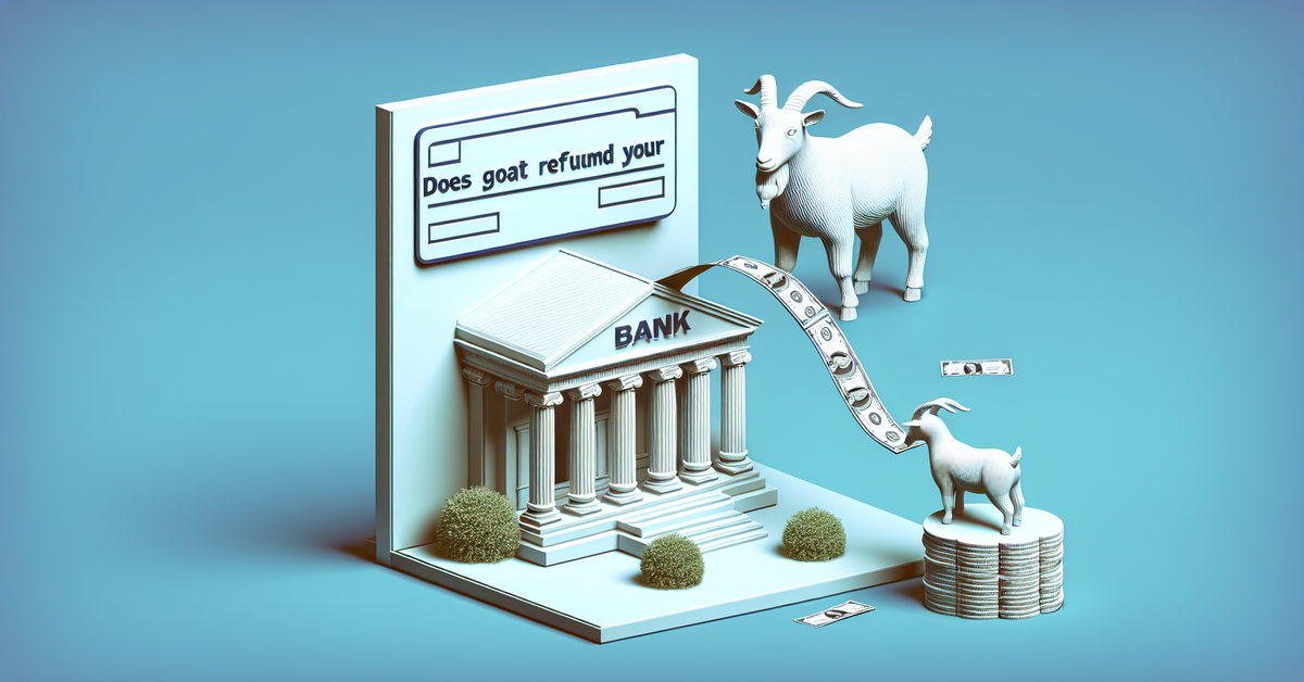Does Goat Refund Your Money to Your Bank Account