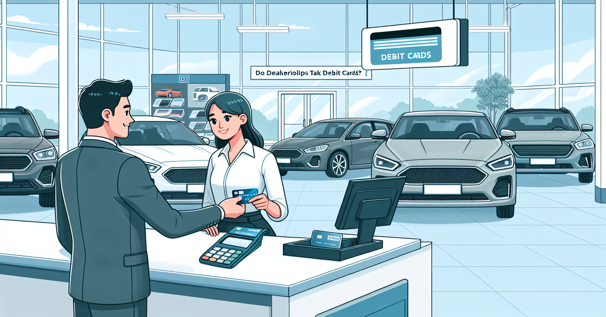 Do Dealerships Take Debit Cards