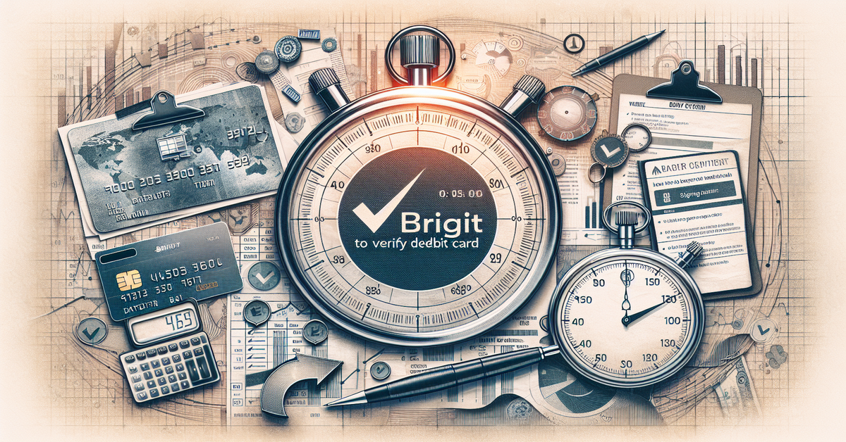 How Long for Brigit to Verify Debit Card