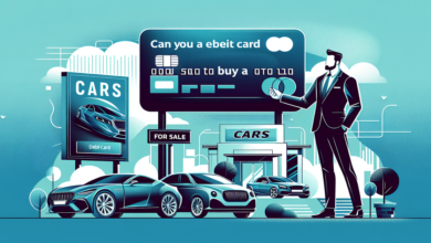 Can You Use a Debit Card to Buy a Car