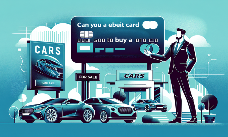 Can You Use a Debit Card to Buy a Car