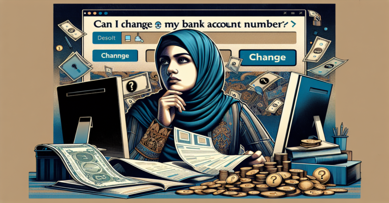 Can I Change My Bank Account Number