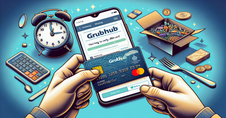Grubhubのデビットカード認証にかかる時間
