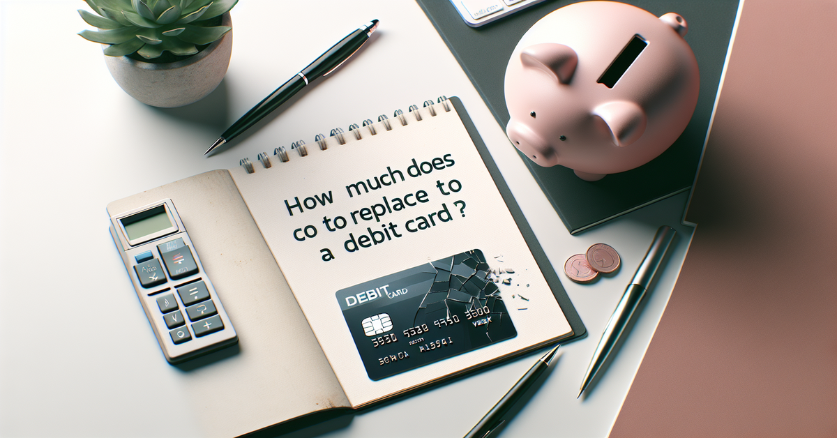 How Much Does It Cost to Replace a Debit Card