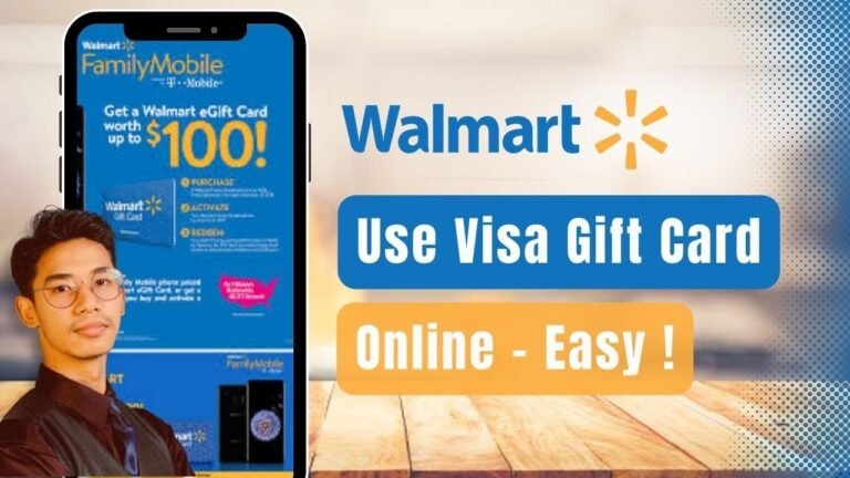 Can You Use a Visa Gift Card on Walmart Com
