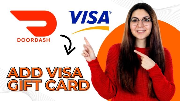 Can You Use Visa Gift Card on Doordash