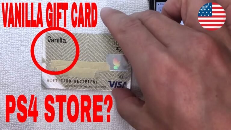 Can You Use Visa Gift Cards on Playstation