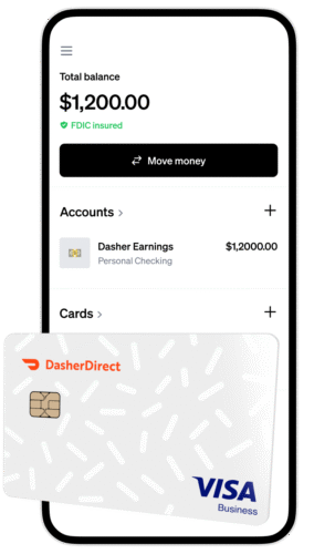 Dasher Direct Transfer Money to Bank Account