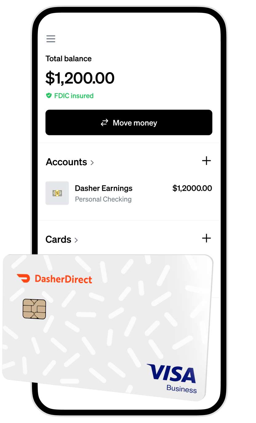 Dasher Direct Transfer Money to Bank Account