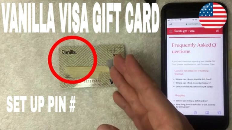 Haben Visa-Geschenkkarten PINs?