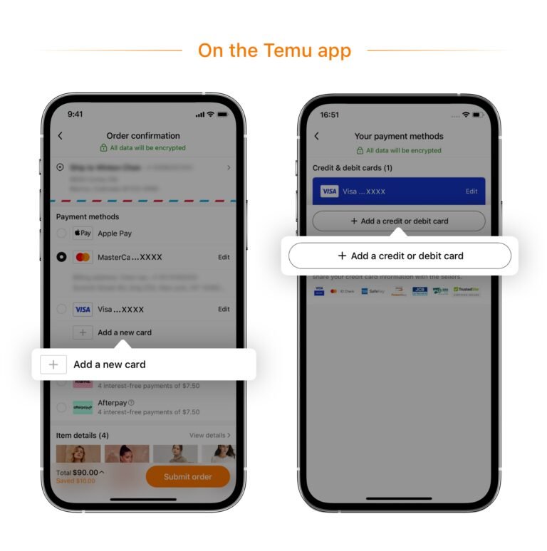 Does Temu Accept Visa Gift Cards