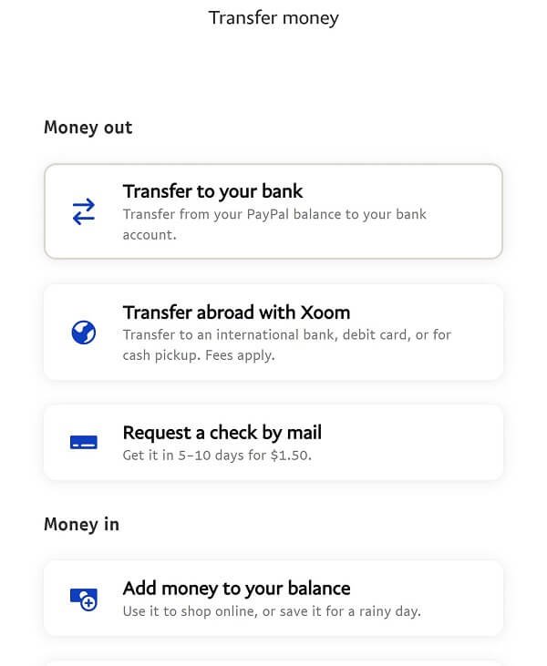 Wie können Sie Geld von Paypal auf ein Bankkonto überweisen?