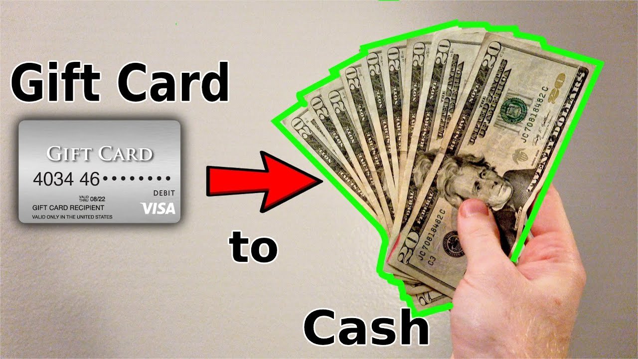 How Do I Get Cash from a Visa Gift Card