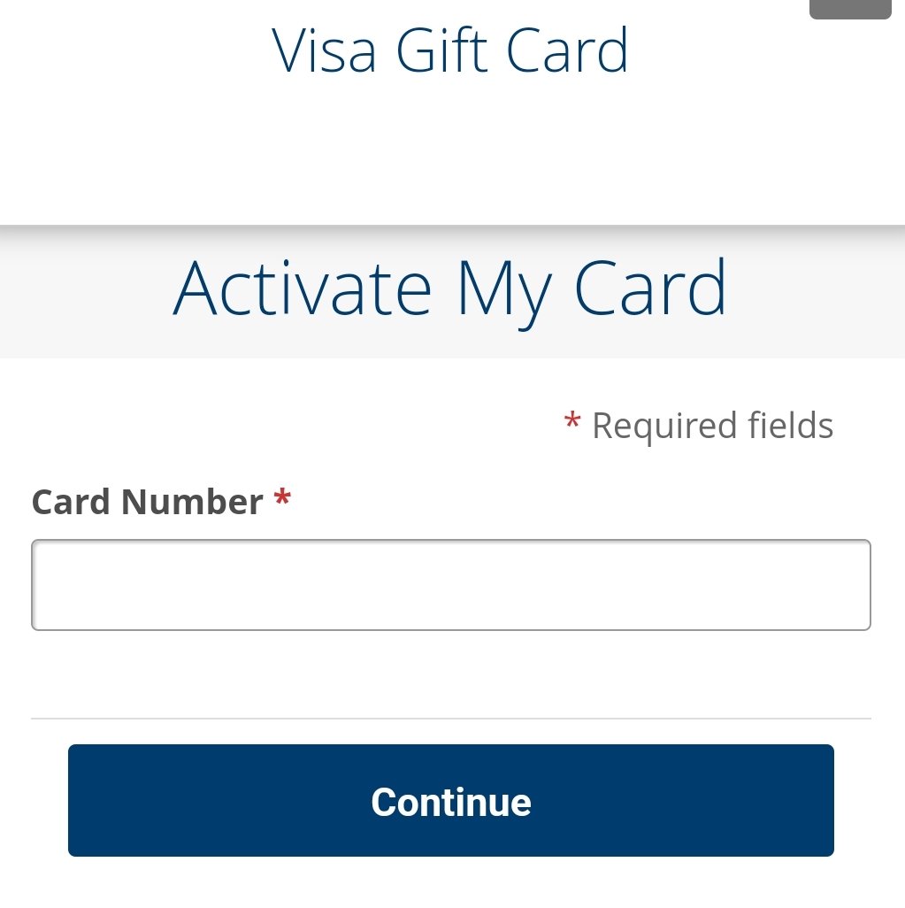 How Do You Register Your Visa Gift Card
