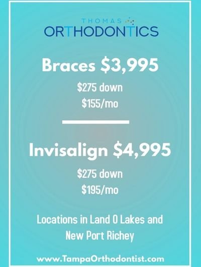 How Much down Payment for Braces