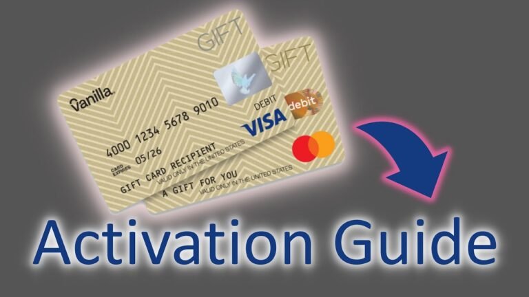 Cómo activar una tarjeta de regalo Visa Vanilla