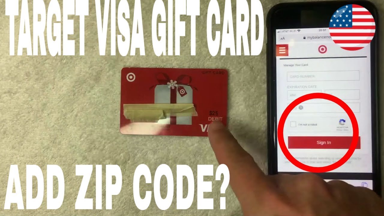 How to Add Zip Code to Visa Gift Card