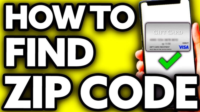How to Find Out Zip Code for Visa Gift Card