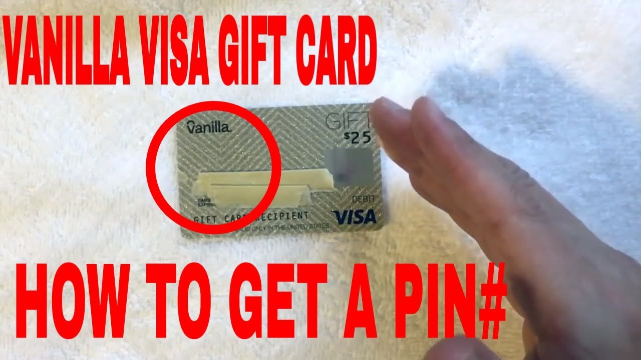 How to Find Visa Gift Card Pin