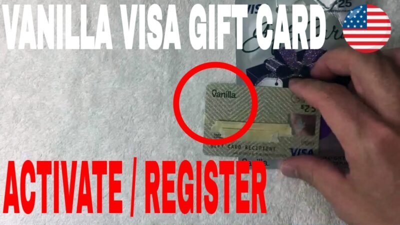 How to Register My Vanilla Visa Gift Card