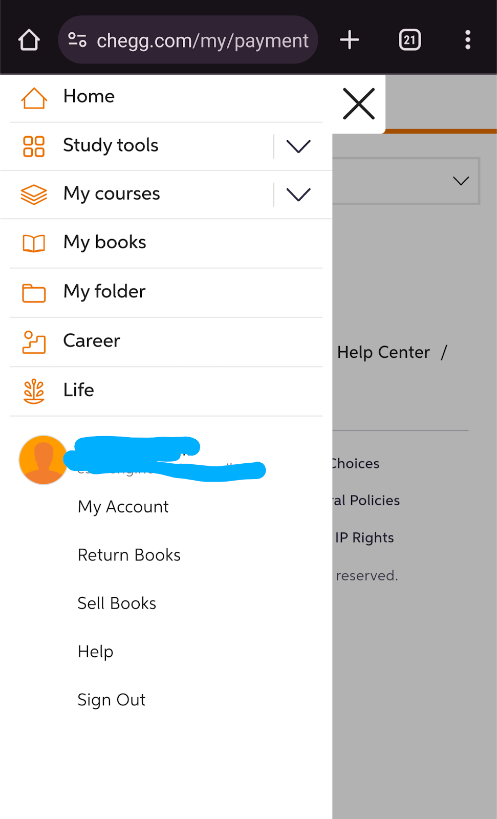 How to Remove Payment Methods from Chegg