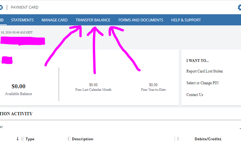 How to Transfer Money from Grifols Card to Bank Account