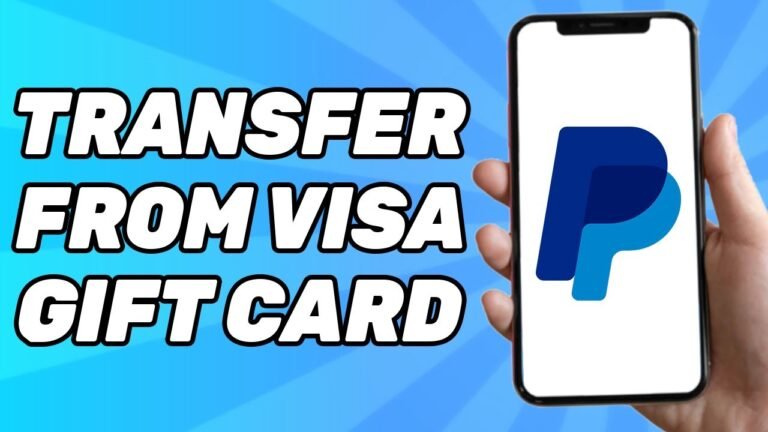 Comment transférer l'argent d'une carte-cadeau Visa vers PayPal