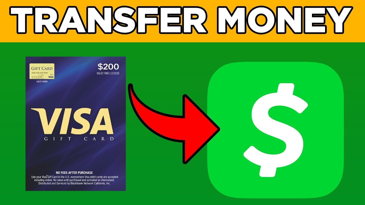 How to Transfer Visa Gift Card to Cash App