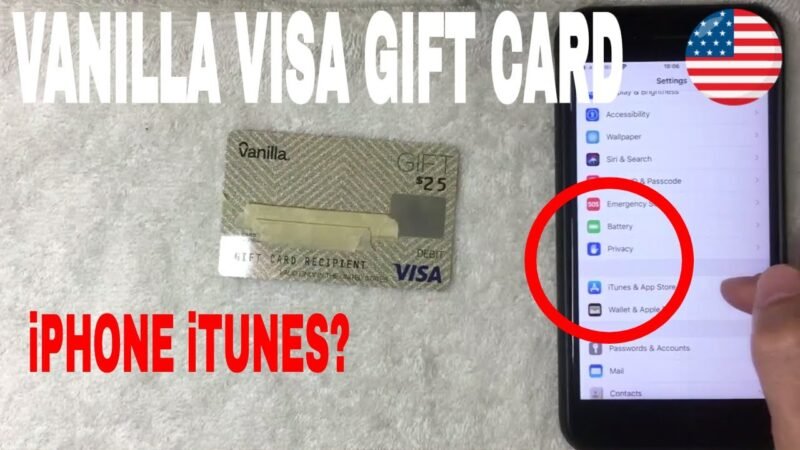 How to Use a Visa Gift Card on Apple Store