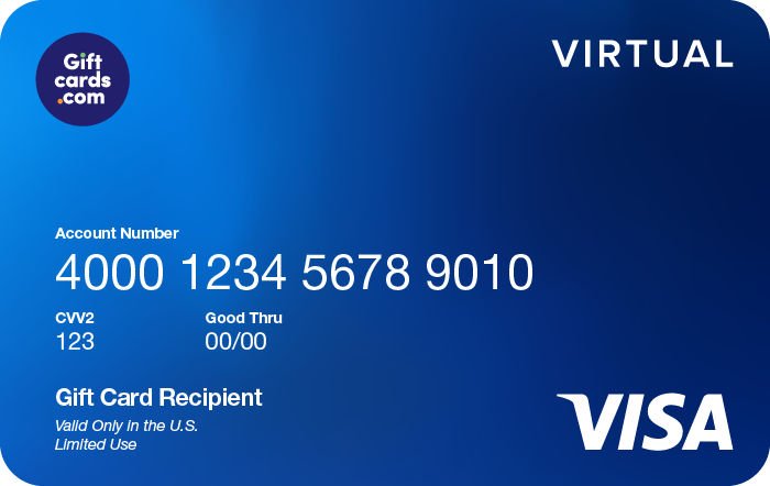 Cómo usar una tarjeta de regalo virtual Visa
