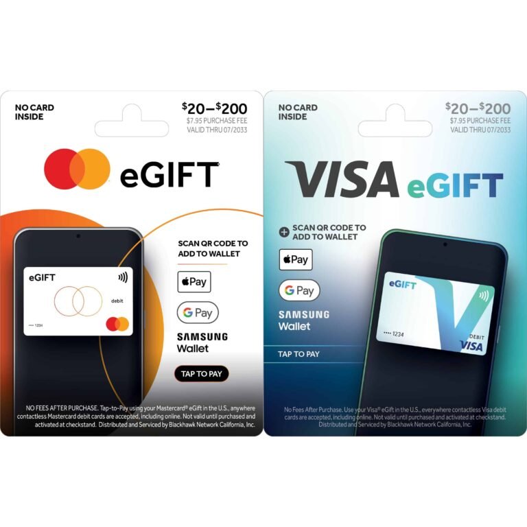 Comment utiliser la carte-cadeau électronique Visa