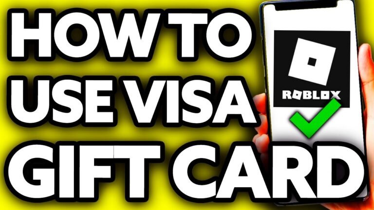 How to Use Visa Gift Card on Roblox