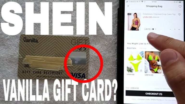 How to Use Visa Gift Card on Shein