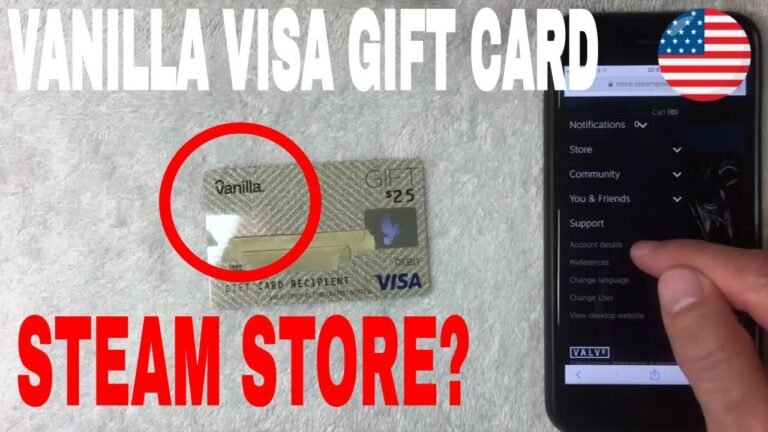 Comment utiliser une carte-cadeau Visa sur Steam