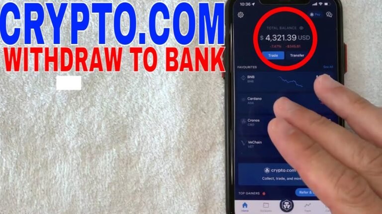 How to Withdraw Money from Crypto.Com Visa Card