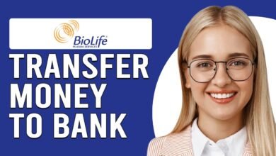Transfer Money from Biolife Card to Bank Account