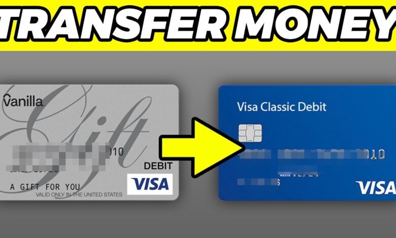 Transfer Money from Vanilla Gift Card to Bank Account