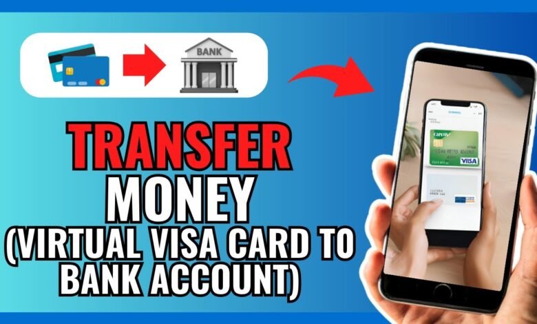 Transfer Money from Virtual Visa Card to Bank Account