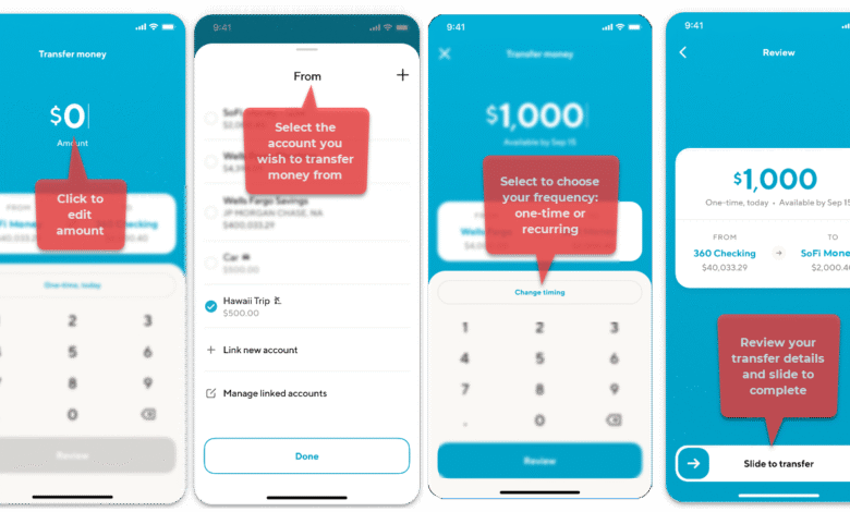 Transfer Money to Sofi Account